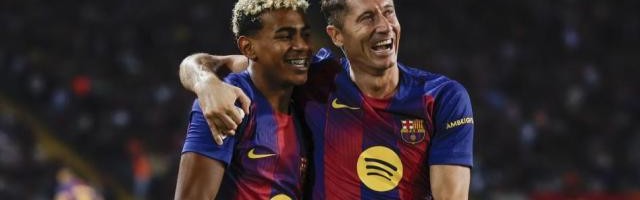 大轮换巴萨反超皇家社会，亚马尔出场一分钟助攻